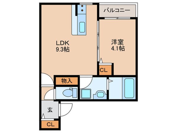 DEVELD八代の物件間取画像